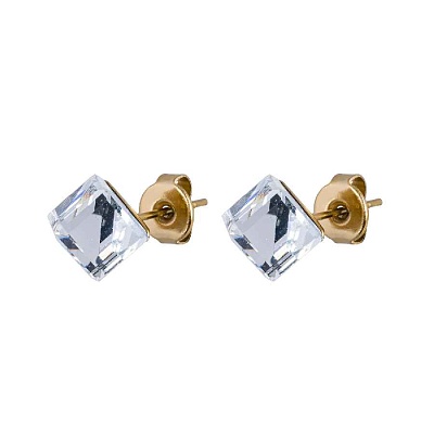 Пусеты Cristal SWE0127/2 C G 