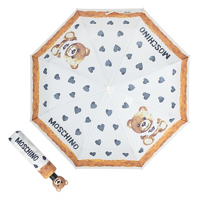 Зонт складной Moschino 8377-OCI Painted Bear Cream  Moschino  product-3389 