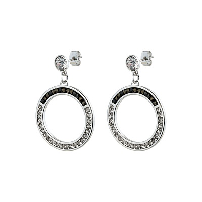 Серьги Jet Nut+CRY A2110NM-E02.4.1 BW/S 