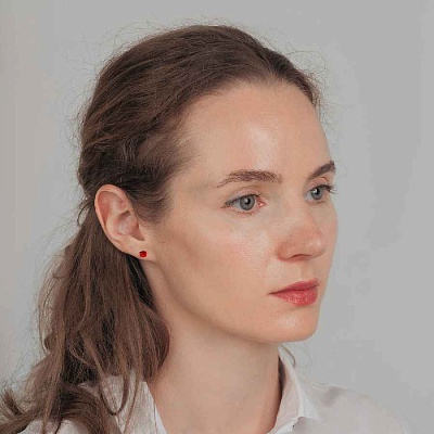 Пусеты  Siam  Fiora Luna  SWE2127/1 SI G 