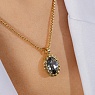 Колье TIVOLA UNICA big (G/P) Black diamond 3cm Арт.: 420540