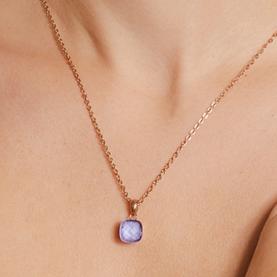 Колье FIRENZE (G) Rose Water Opal  Qudo  107001/48-5909 