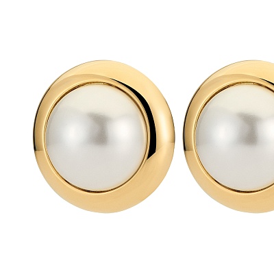 Серьги RIVOLI SG WHITE PEARL  Dyrberg Kern  450129 