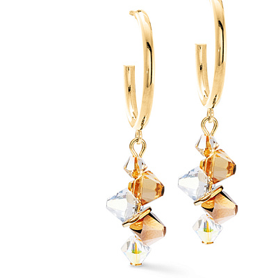 Серьги Beige-Gold  Coeur de Lion  4639/21-1016 