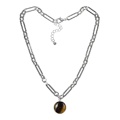 Колье TIGER EYE LN5147 BR/S 