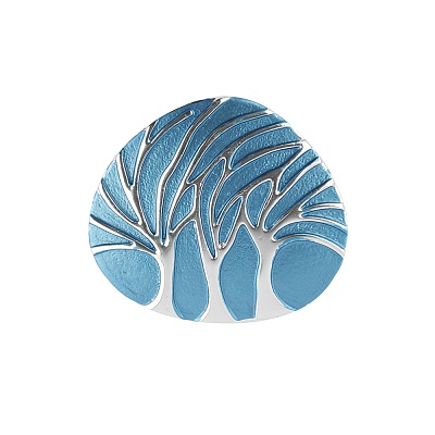 Брошь 3 Дерева XZ1366.22 BL/S 