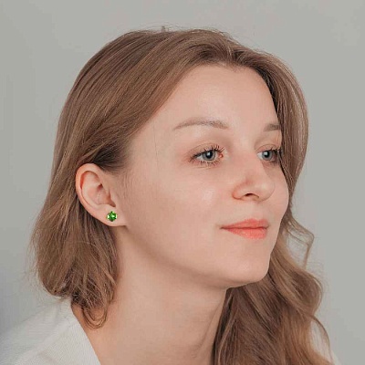 Пусеты  Peridot  Fiora Luna  SWE2127/2 PE S 