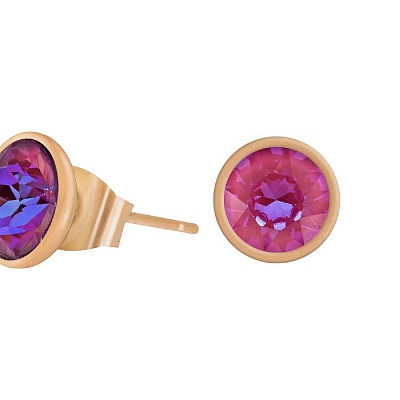 Пусеты Lotus Pink Delite SWE298 LPD RG 