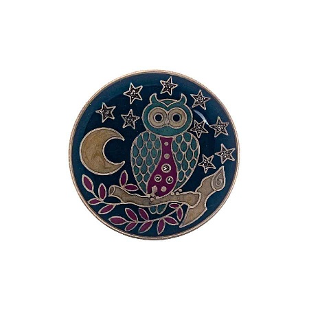 Clara Bijoux Брошь Сова Арт.: F25154-14 BL