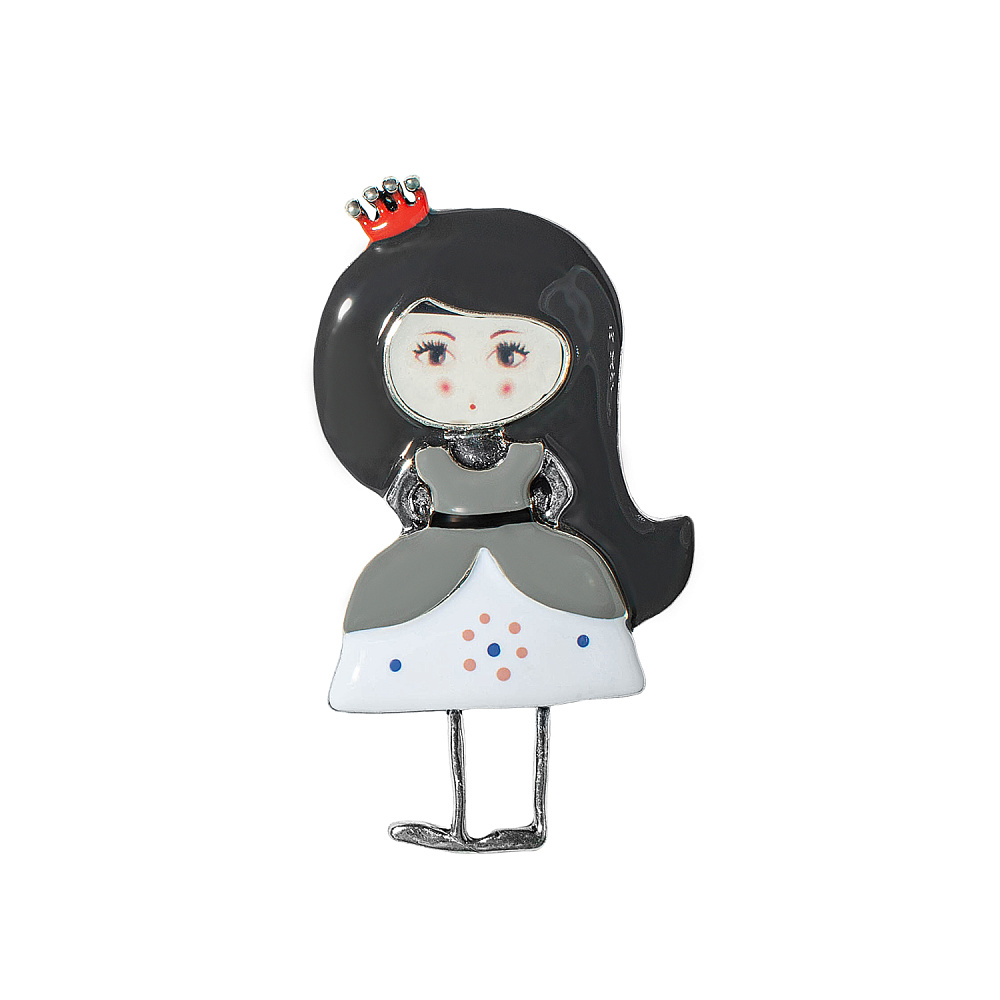 Shadore Брошь Принцесса Арт.: XZ2298.2 BW/S