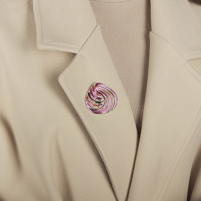 Брошь Завиток  Shadore  XZ1365.7 R/S 