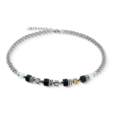 Колье Black-Silver 3021/10-1317 