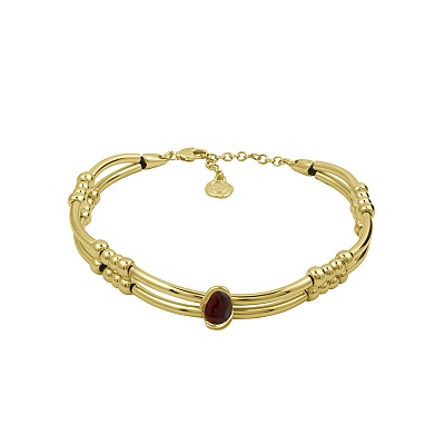 Колье DAILA MARRON B230810-02 R/G 