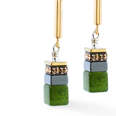 Серьги Green  Coeur de Lion  3017/21-0500 