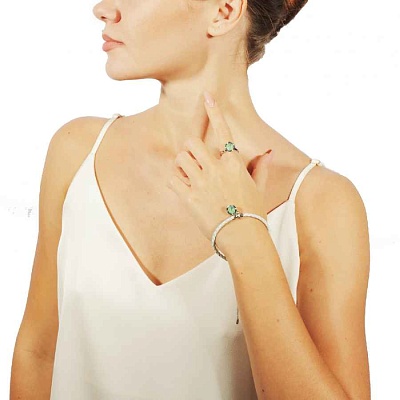 Браслет Silky Sage Delite  Fiore Luna  C1909.16 BL/S 