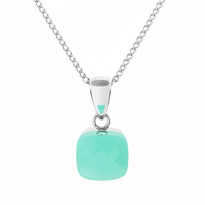 Колье FIRENZE (S) Light Palace Green Opal  Qudo  107000/48-4510 