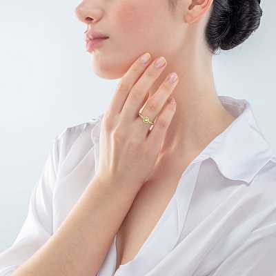 Кольцо Green-Gold  Coeur de Lion  0228/40-0516 56 