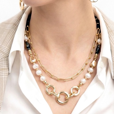 Колье PEARL  Fiore Luna  BCN09023-04 GI 