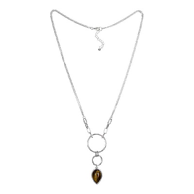 Колье TIGER EYE LN3171-6 BR/S 