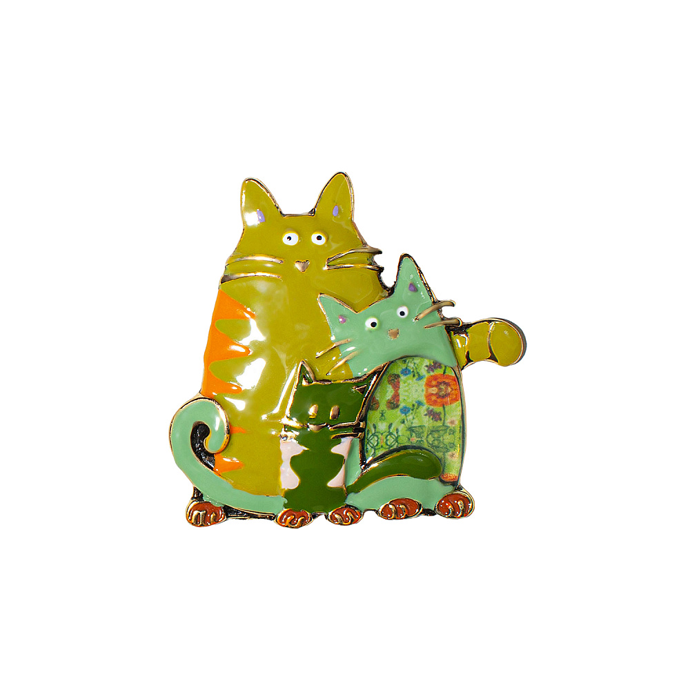 Shadore Брошь Котики Shadore XZ2051.19 G/G Арт.: XZ2051.19 G/G