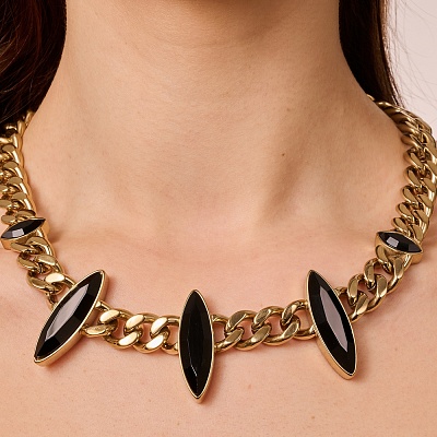 Колье  OPSICA SG BLACK  Dyrberg Kern  470061 