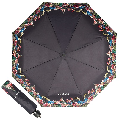 Зонт складной Baldinini 50-OC Giglio Black product-2912 