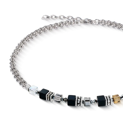 Колье Black-Silver  Coeur de Lion  3021/10-1317 