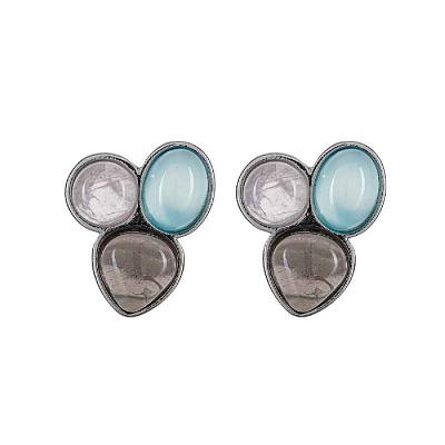 Серьги Azul, Q.Roze, Obs Fume A0292.20.7.11 S 