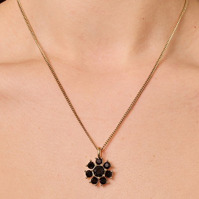 Колье  DELISE SG BLACK  Dyrberg Kern  470153 