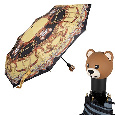 Зонт складной Moschino 8036-OCA Belts Bear Multi product-3172 