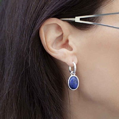 Серьги NATURAL LAPIS  Fiore Luna  LE1200 BL/S 