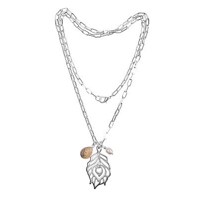 Колье Pearle LN5114 BW/S 