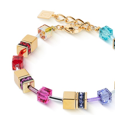 Браслет Multicolour Rainbow-Gold  Coeur de Lion  3015/30-1535 