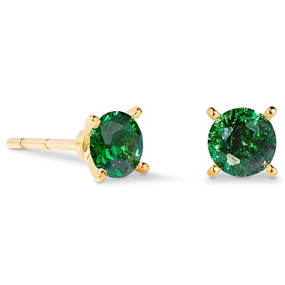 Серьги Dark Green-Gold  Coeur de Lion  0207/21-0549 