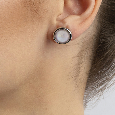 Пусеты quartz rose Possebon *A9999.9 R/S  Possebon  *A9999.9 R/S 