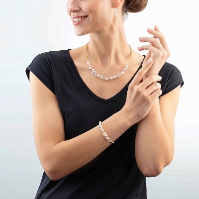 Колье Crystal-Gold  Coeur de Lion  1136/10-1816 