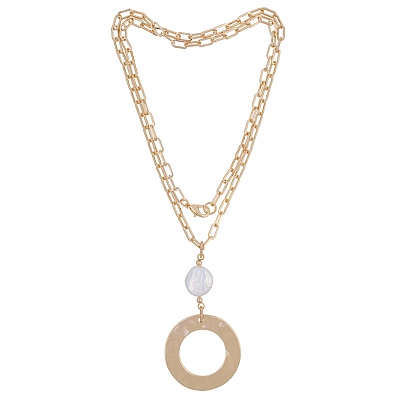 Колье Pearle LN5107 BW/RG 