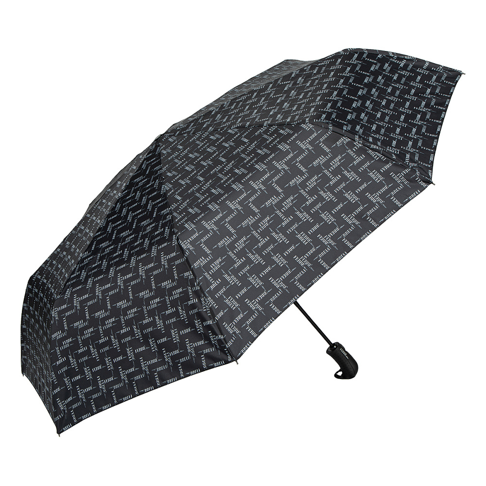 Ferre Milano Зонт складной Ferre 6036-OC Logo Black  product-4041 Арт.: product-4041