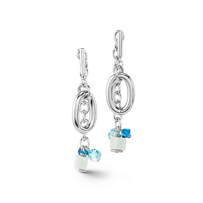 Серьги Blue-Silver 4521/21-0717 