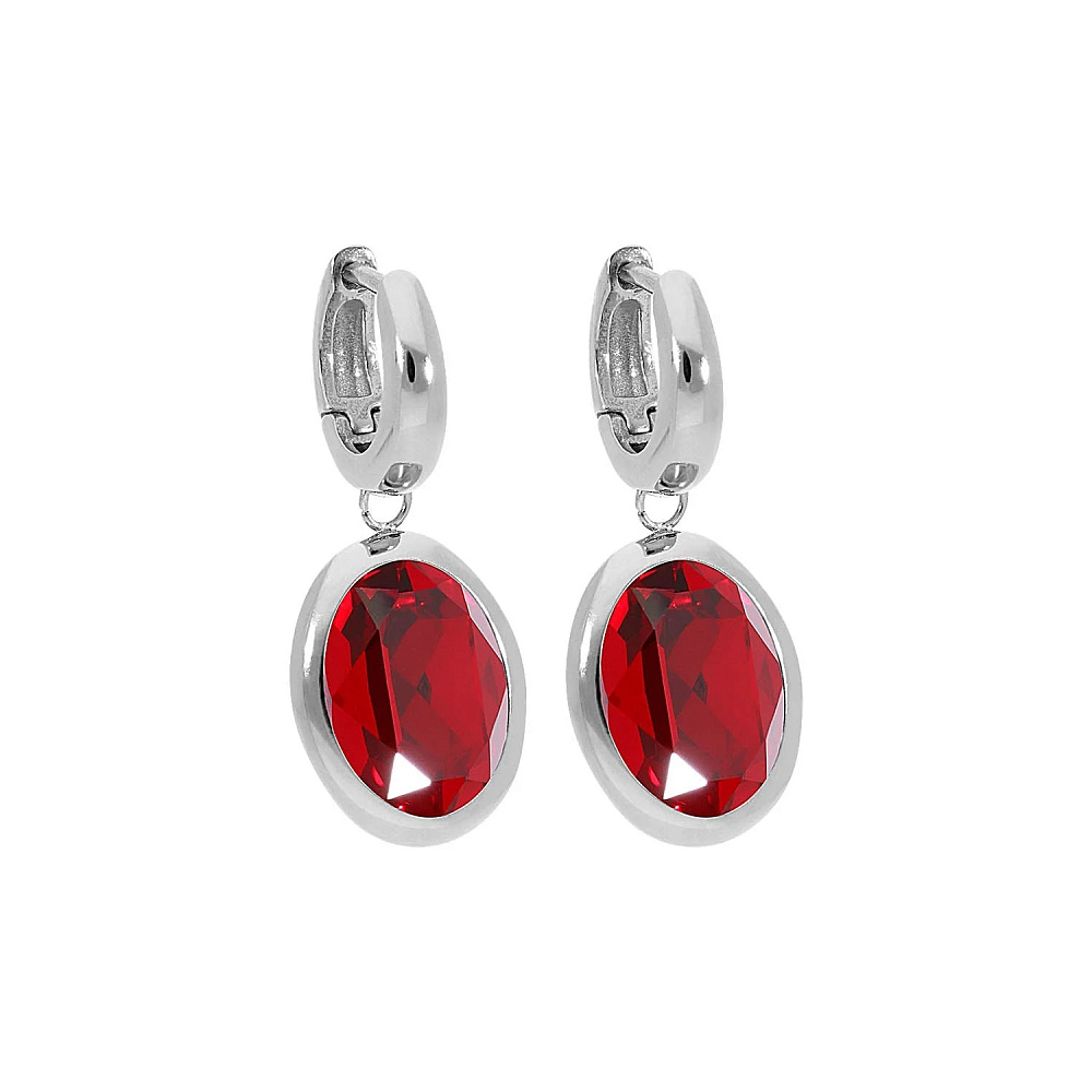 Qudo Серьги Creole TIVOLA small S siam Qudo 310509 R/S Арт.: 310509 R/S