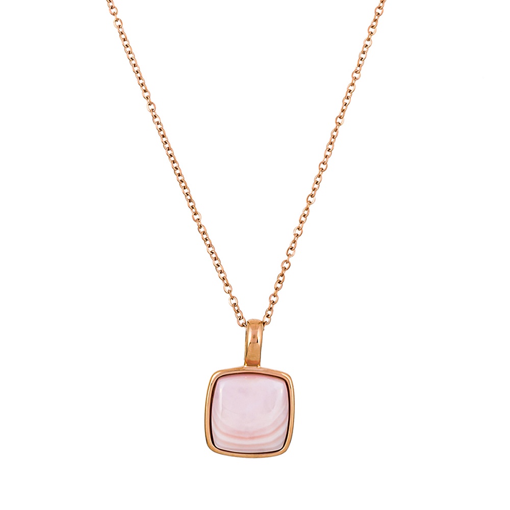 Fiore Luna Колье Куб SHELL ROSE Арт.: BP02914-3 R/RG