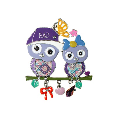 Брошь Совы XZ0531.11 V/S 