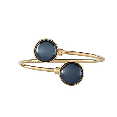 Браслет Pearl Black Agate C1366.4 BW/G 