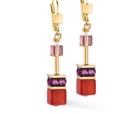 Серьги Red-Gold  Coeur de Lion  4905/20-0316 