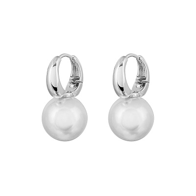 Серьги WHITE SHELL PEARL ABE06611-04 S 