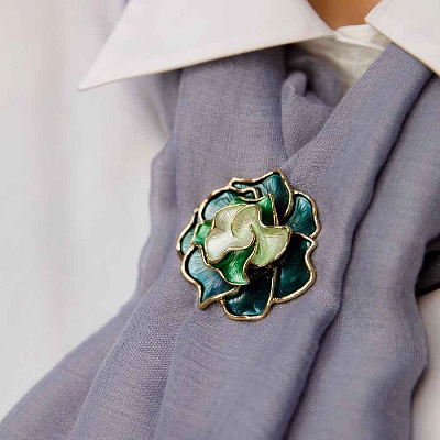 Брошь Цветок  Shadore  XZ1154.16 G/G 