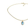 Колье TIVOLA UNICA big (G/P) Aquamarine 3cm Арт.: 420528