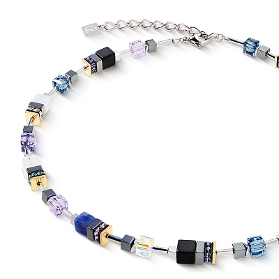 Колье Blue-Purple  Coeur de Lion  3017/10-0708 