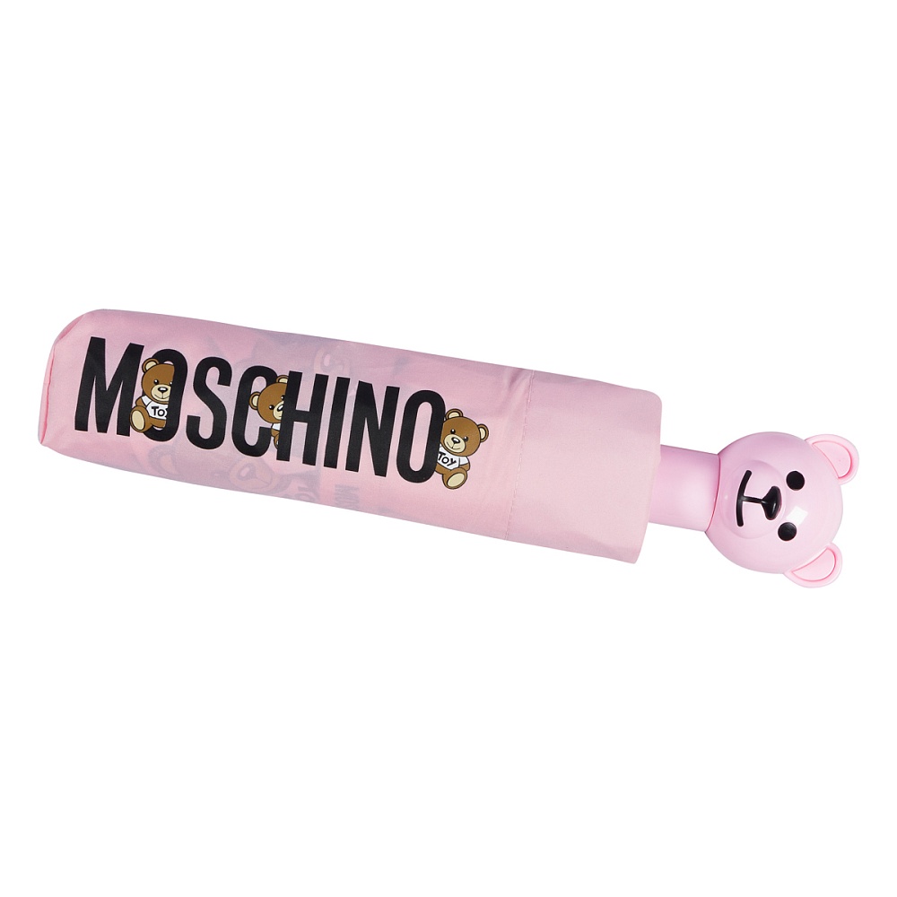 Moschino Зонт складной Bear in the Logo Pink Арт.: product-2782