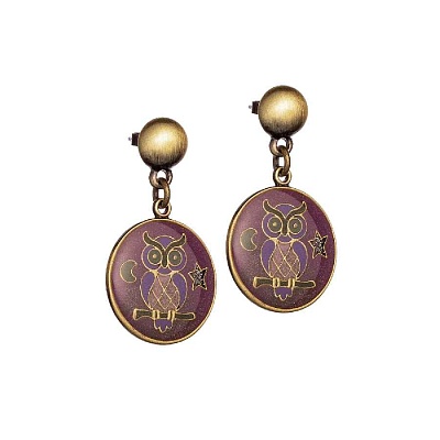 Серьги Сова  Clara Bijoux  A35533-23 V 